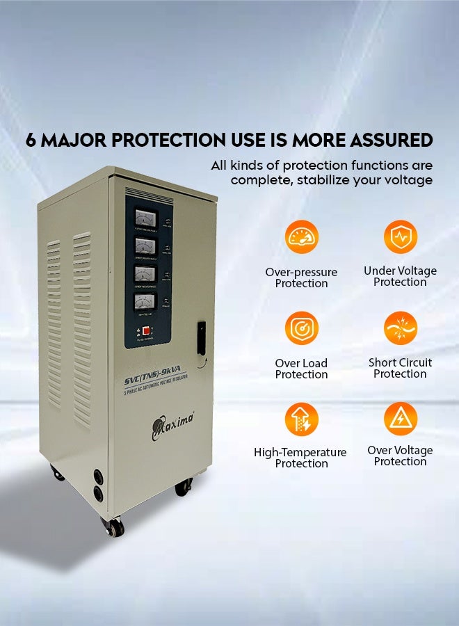 ماكسيما منظم جهد ثلاثي الطور ماكسيما 9000 واط - Image 2